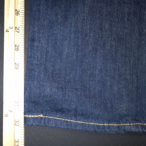 Levi's 513 Jeans W31XL32 Slim Straight Dark Wash Stretch Denim Levis Denim - Picture 14 of 14